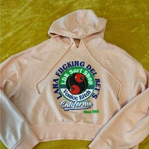 LDR Lana Del Rey Surf Shop Peach Hoodie